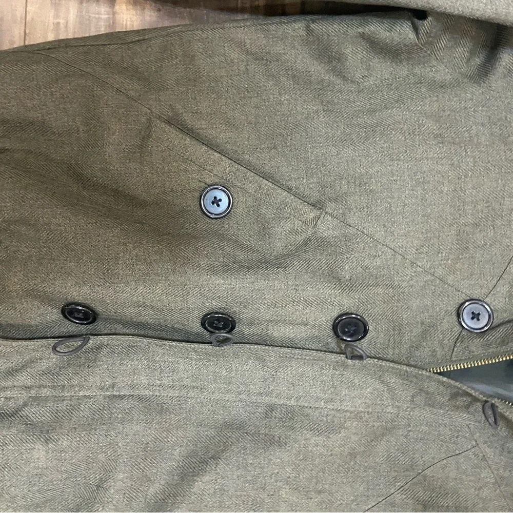 Nikita Dark Green Jacket with Faux Fur Hood - Picture 2 of 11